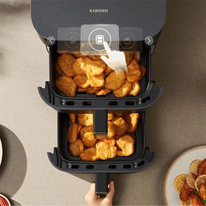 سرخ کن بدون روغن 12 لیتری هوشمند شیائومی مدل Xiaomi Smart Double Stack Air Fryer 12L MAF-DS1201