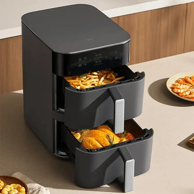 سرخ کن بدون روغن 12 لیتری هوشمند شیائومی مدل Xiaomi Smart Double Stack Air Fryer 12L MAF-DS1201