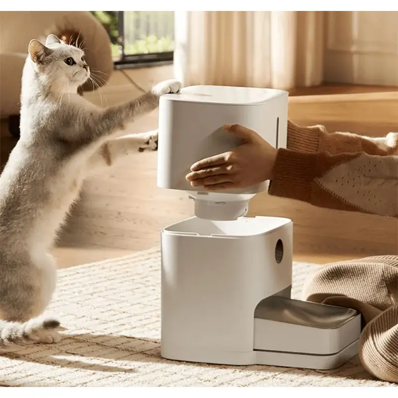 ظرف غذای هوشمند حیوانات خانگی 5 لیتری میجیا شیائومی Xiaomi Smart Pet Food Feeder 2 MJWSQ02