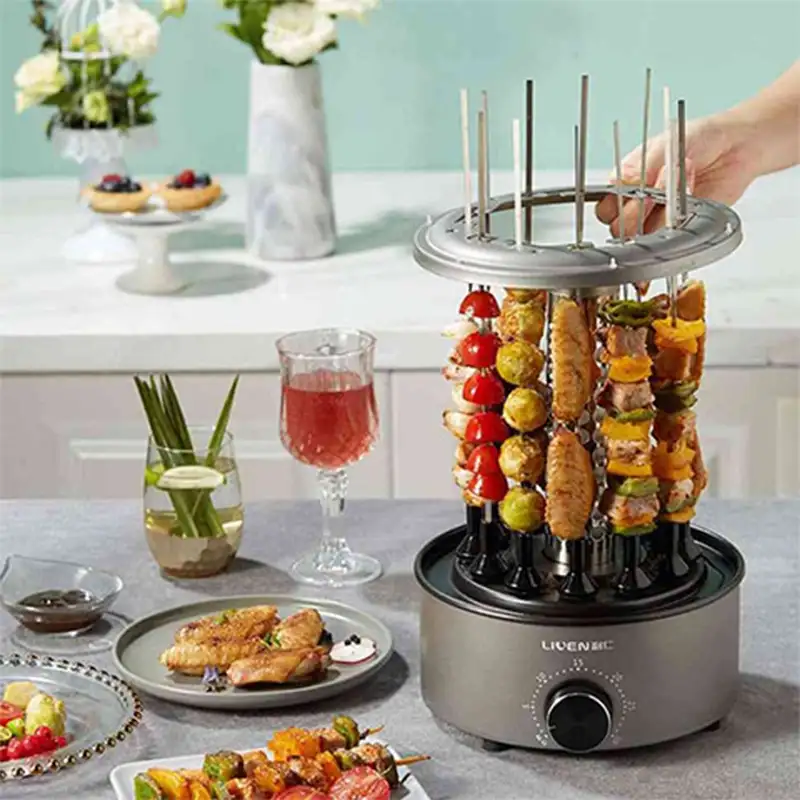کباب پز بدون دود شیائومی BBQ smokeless Liven KL-J121 (جعبه باز)