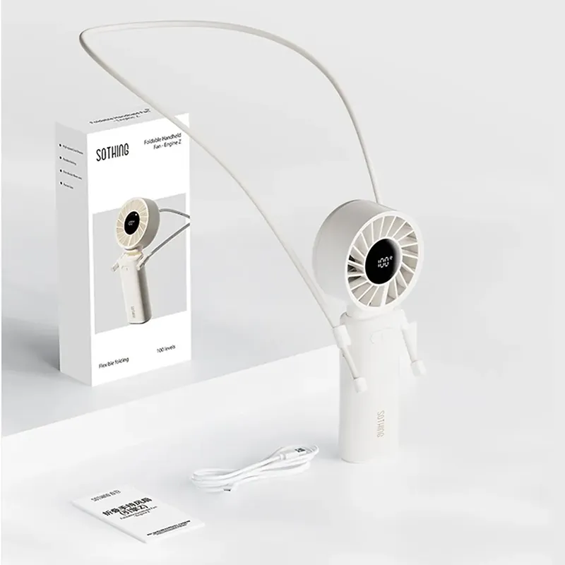 پنکه شارژی دستی شیائومی یوپین Sothing Foldable Handheld Fan Engine Z