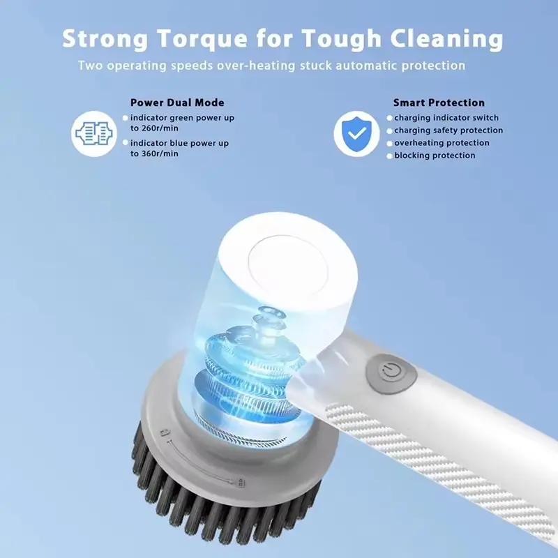 لوازم جانبی برس و فرچه تمیز کننده شارژی شیائومی Youpin Xiaoda Electric Cleaning Brush XL-DDQJS01