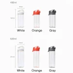 بطری آب شیائومی Sanvcat Bottle Hello Life Tritan Sports Cup 620ml
