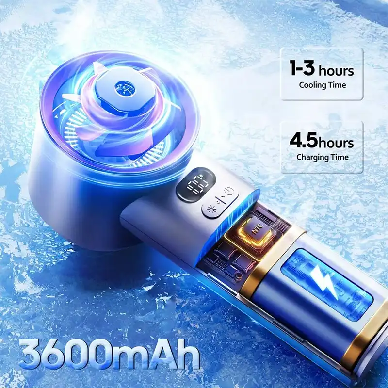 پنکه دستی مینی مدل High Speed Refrigeration Mini Handheld Fan M57