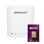 مودم TD-LTE گرین پکت مدل WLTXFSR-104GN به همراه سیم کارت وینکس با بسته 300 گیگ شش ماهه