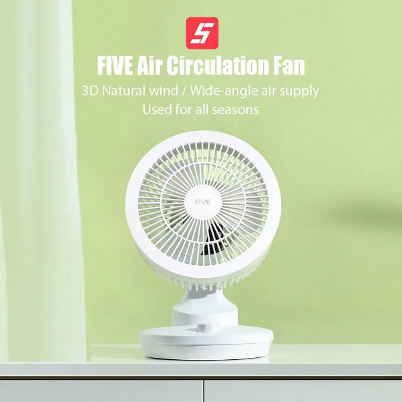پنکه رومیزی شیائومی Xiaomi FIVE YSDFS001XD Air Circulation Fan-Desk Fan