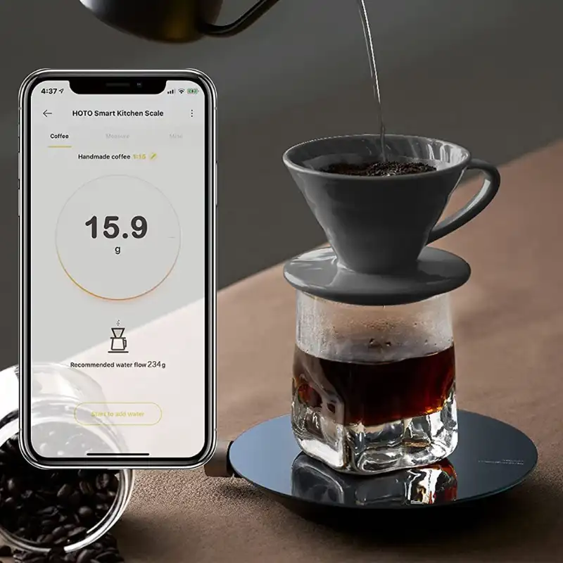 ترازو هوشمند و دیجیتال آشپزخانه مدل HOTO Smart Kitchen Scale QWCFC001