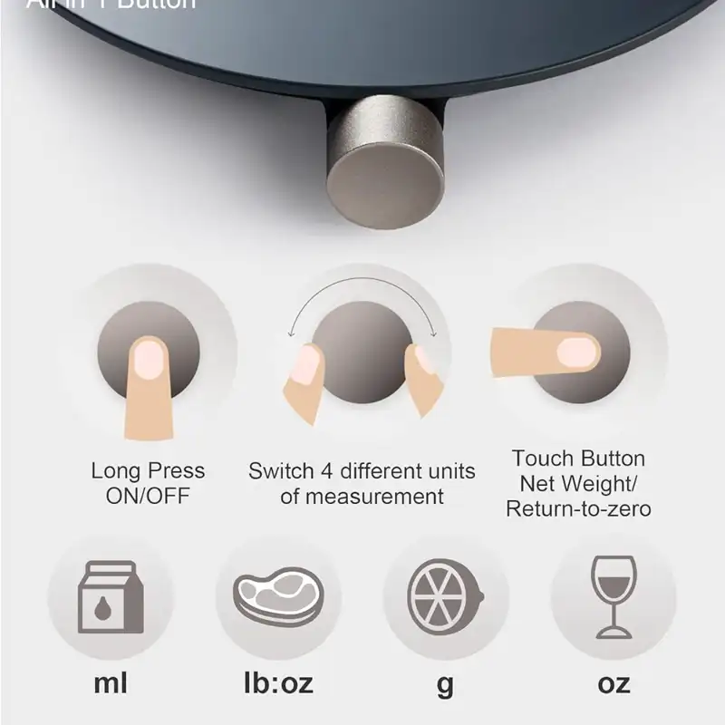 ترازو هوشمند و دیجیتال آشپزخانه مدل HOTO Smart Kitchen Scale QWCFC001