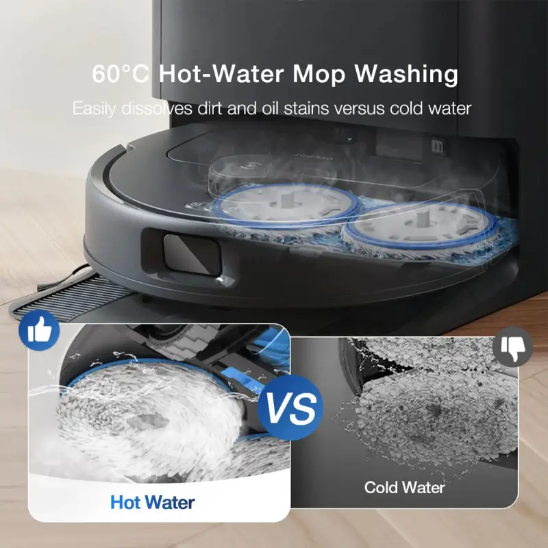 جارو رباتیک اکووکس مدل Ecovacs DEEBOT N30 PRO OMNI Robotic Vacuum