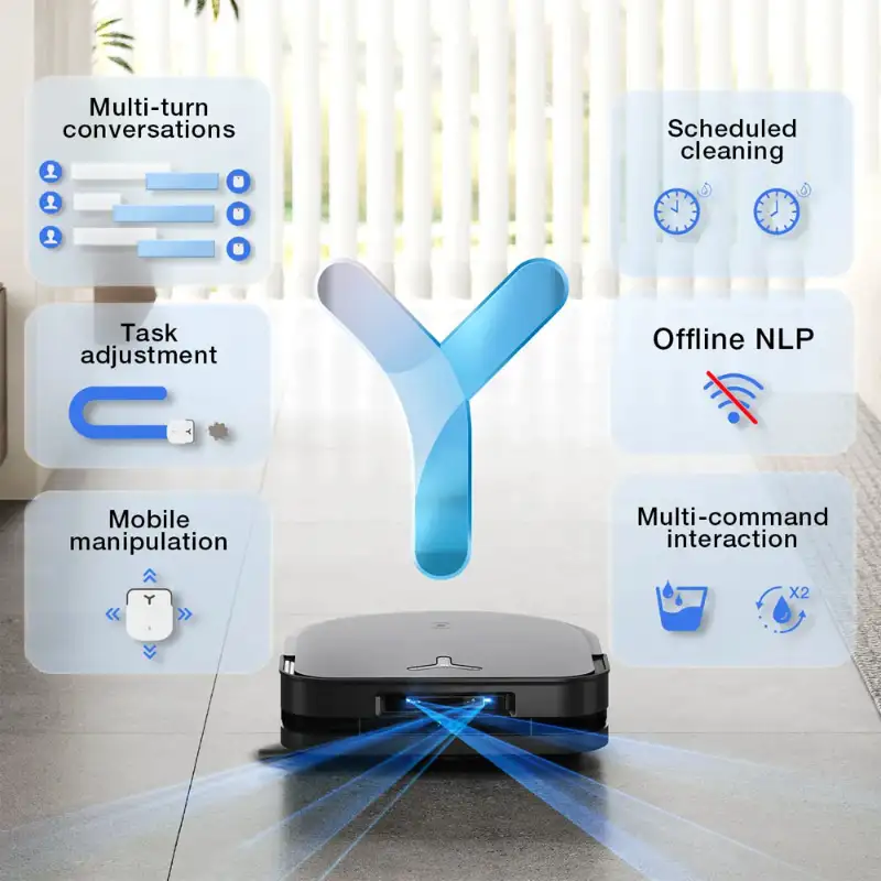 جاروبرقی رباتیک اکووکس مدل ECOVACS DEEBOT X5 PRO OMNI Automated Vacuum Cleaner