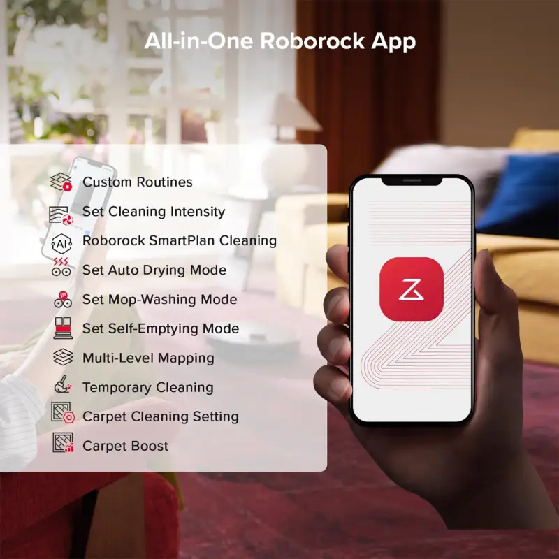 جارو رباتیک روبوراک مدل Xiaomi Roborock Qrevo 5AE Robotic Vacuum Cleaner