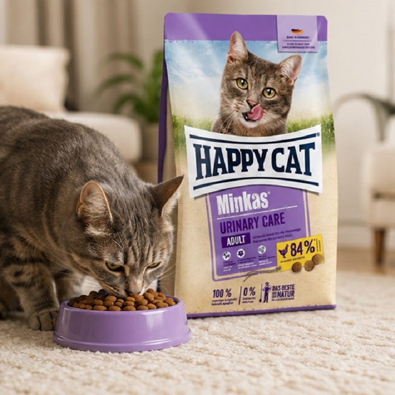 غذای خشک گربه هپی کت یورینری 1 کیلوگرم happycat urinary