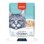 پوچ گربه سوپرپرمیوم ونپی با طعم مرغ و ماهی کاد 85 گرم Wanpy Super Premium
