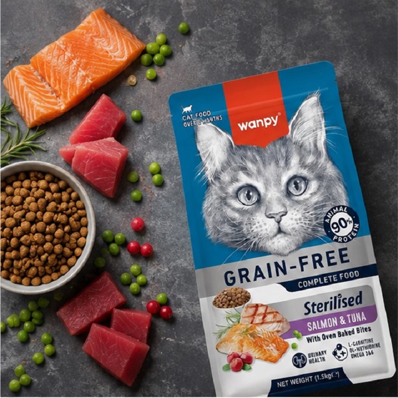 غذای خشک گربه ونپی عقیم 1.5 کیلوگرم Wanpy Sterilised