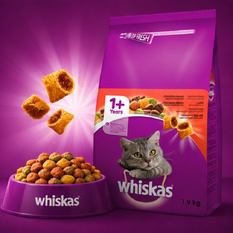 غذای خشک گربه بالغ ویسکاس 1.9 کیلوگرم Whiskas Adult