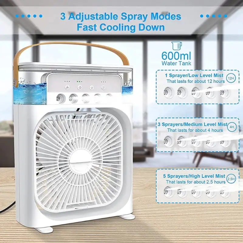 پنکه رومیزی مه پاش مدل Air Cooler Fan