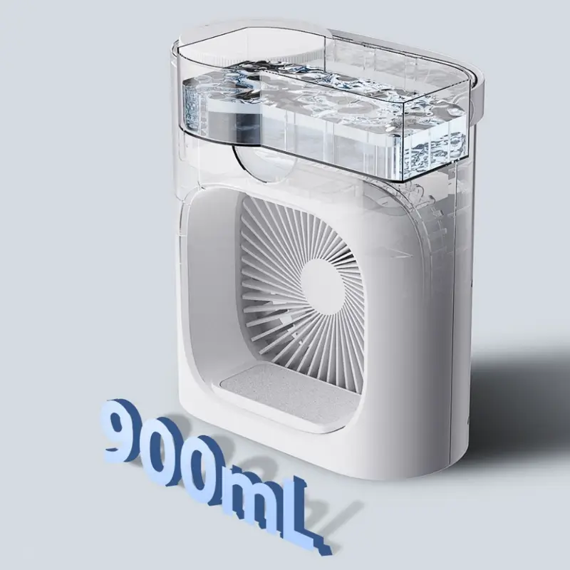 پنکه مه پاش رومیزی شیائومی مدل Xiaoda CL08 Mini Desktop Cooling Fan XD-ZMLFS01