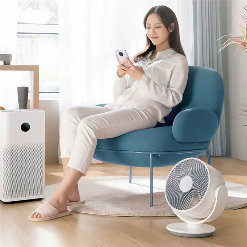پنکه رومیزی هوشمند میجیا شیائومی Xiaomi Mijia DC Frequency Conversion Circulating Fan ZLXHS01ZM