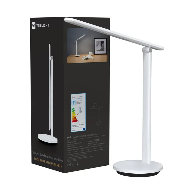 چراغ مطالعه شیائومی Xiaomi Yeelight LED Rechargble folding table lamp Z1 Pro YLTD14YL