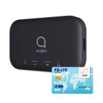 مودم پاوربانک 4G قابل حمل آلکاتل مدل MW43TM به همراه سیم کارت همراه اول 3 گیگ سه ماهه