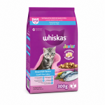 غذای خشک بچه گربه با طعم ماهی ویسکاس 300 گرم Whiskas Food