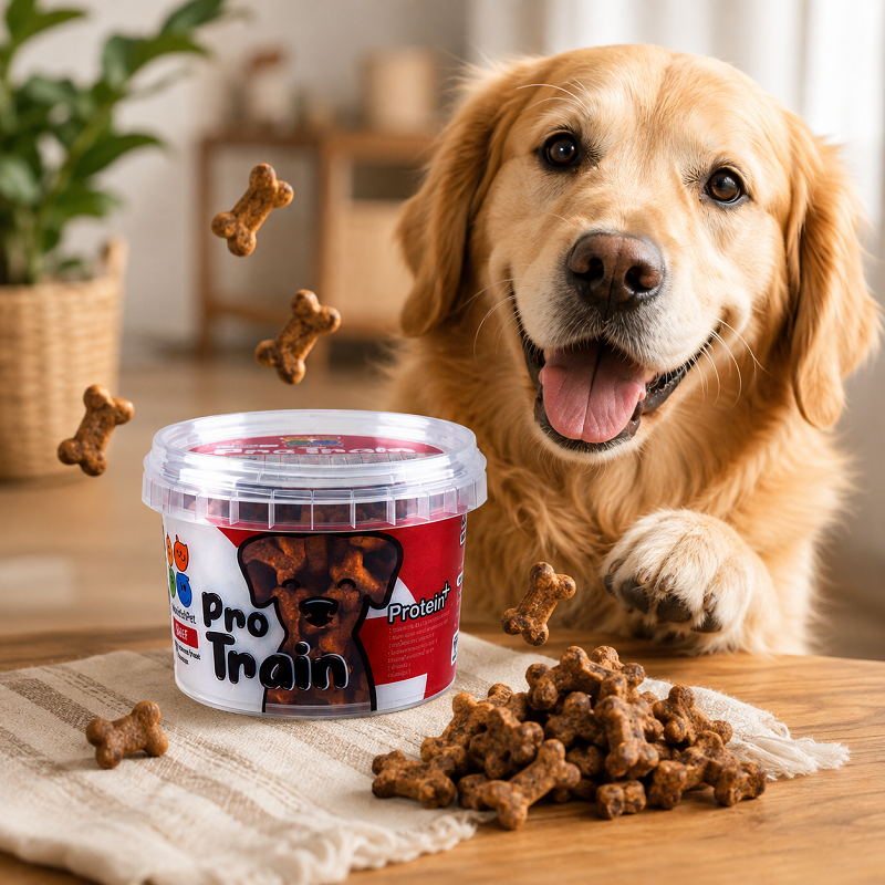 تشویقی سگ پرو ترین نوریش پت با طعم گوشت گاو 140 گرم Nourish Pet Snack