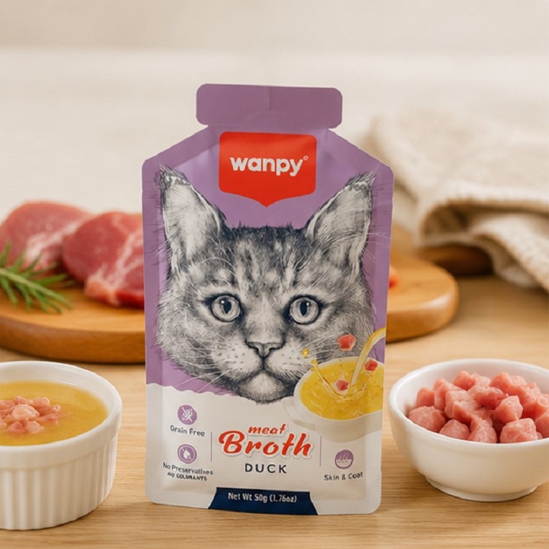 سوپ گربه با طعم اردک ونپی 50 گرم Wanpy Soup
