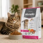غذای خشک گربه مونلو میکس با طعم مرغ و ماهی سالمون 2 کیلوگرم Monlo Food