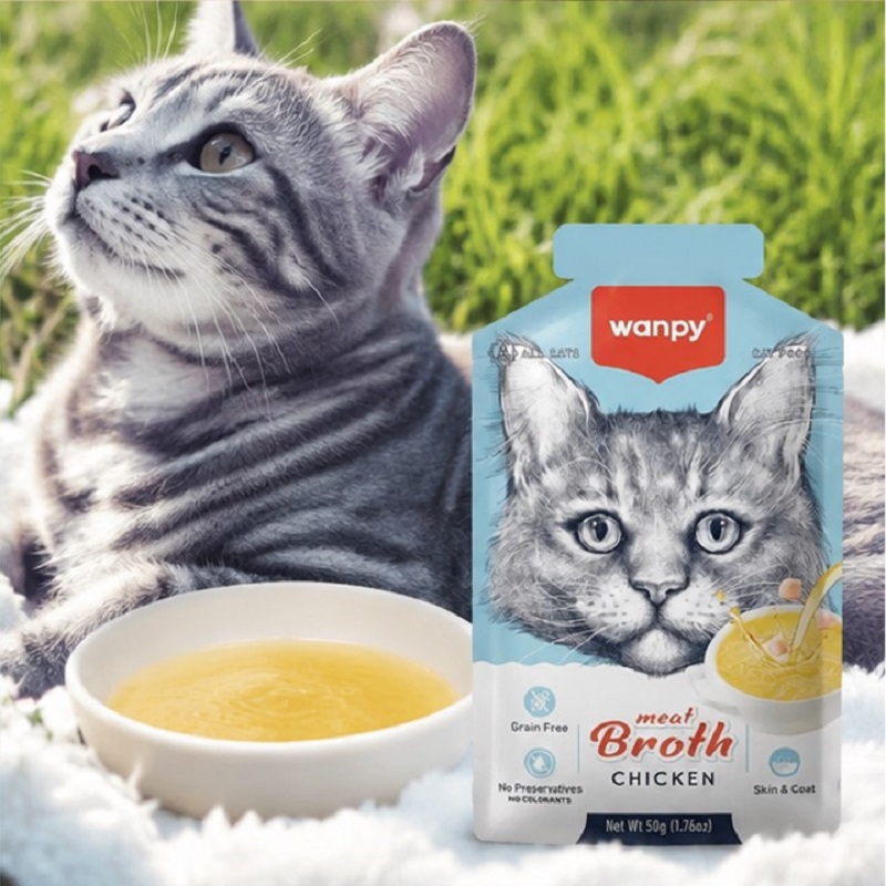 سوپ گربه با طعم مرغ ونپی 50 گرم Wanpy Soup