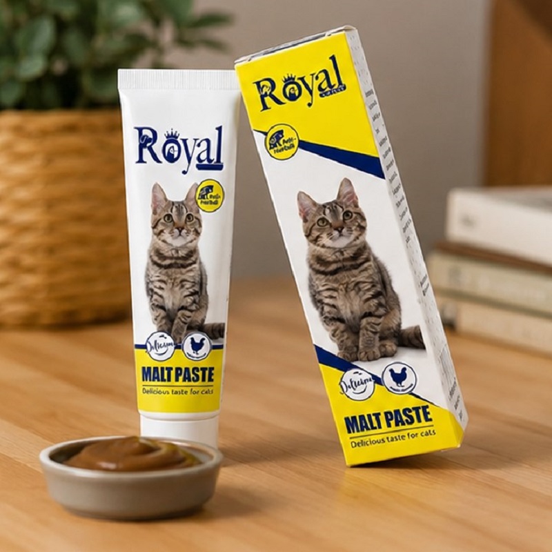خمیر مالت گربه رویال کوکو با طعم مرغ 100گرم Royal Coco Paste