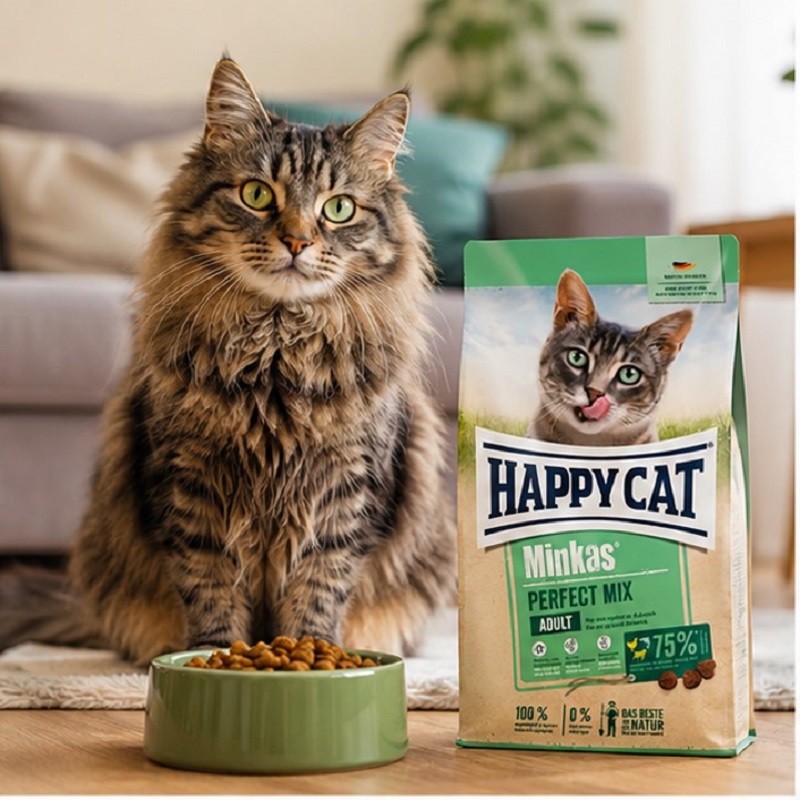 غذای خشک گربه هپی کت مینکاس میکس 2 کیلوگرم Happy Cat Food