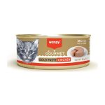 کنسرو بچه گربه گورمت ونپی با طعم مرغ 85 گرم Wanpy Canned