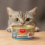 کنسرو گربه گورمت ونپی با طعم گوشت بره 85 گرم Wanpy Canned