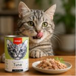 کنسرو گربه با طعم ماهی تن و مرغ ونپی 375 گرم Wanpy Canned