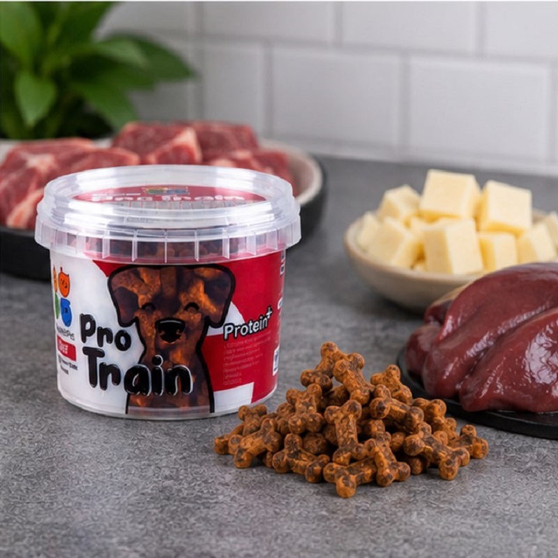 تشویقی سگ پرو ترین نوریش پت با طعم گوشت گاو 140 گرم Nourish Pet Snack