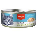 ووم گربه ونپی با طعم مرغ و ماهی تن انگلیسی نویس 40 گرم Wanpy Mousse