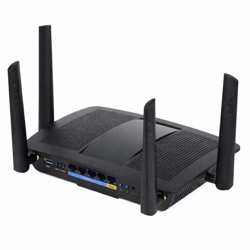 روتر دوبانده لینک سیس مدل Linksys AC2600 4×4 MU-MIMO Dual-Band Gigabit Router with USB 3.0 and eSATA (EA8500) با قابلیت نصب OpenWrt