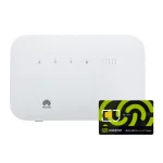 مودم 2G/3G/4G/4.5G/TD-LTE مبین نت مدل B612 به همراه سیم کارت مبین نت با بسته 100 گیگ شش ماهه