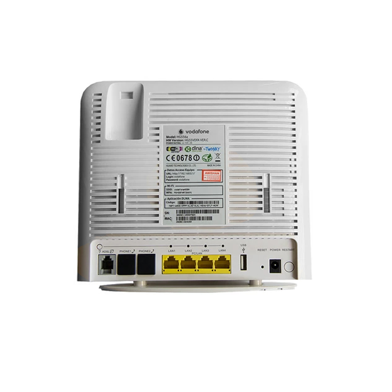 مودم روتر ADSL2+/VOIP ودافون مدل HG556a با قابلیت پشتیبانی از مودم دانگل 2G/3G