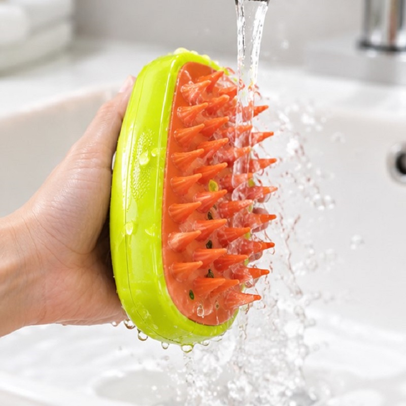 برس موی سگ و گربه بخارسرد شارژی مدل انبه Hair Brush