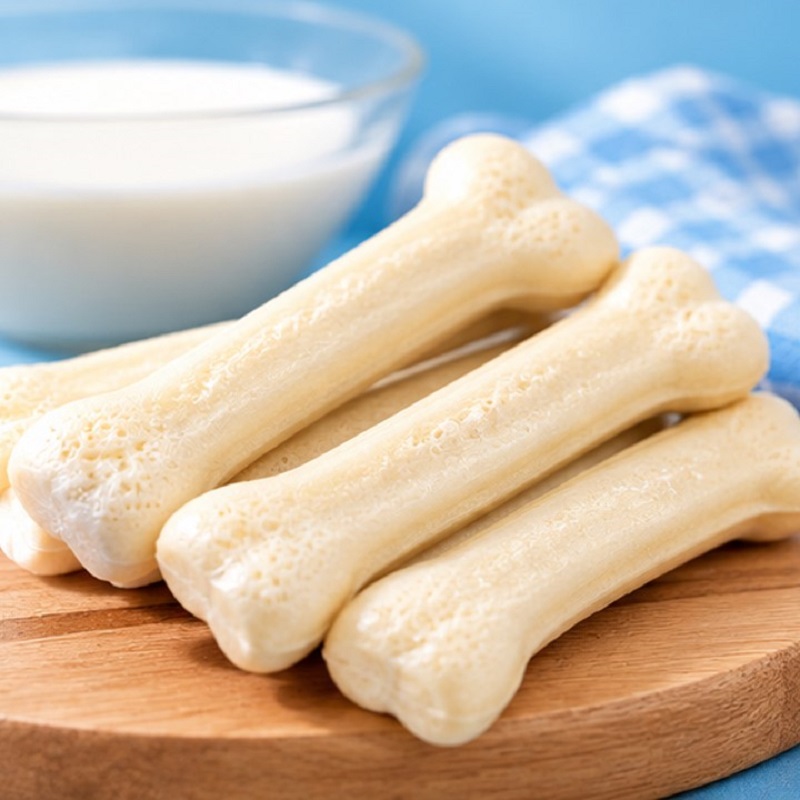 تشویقی دنتال سگ مدل مسواکی طعم شیری 90 گرم Dental Snack