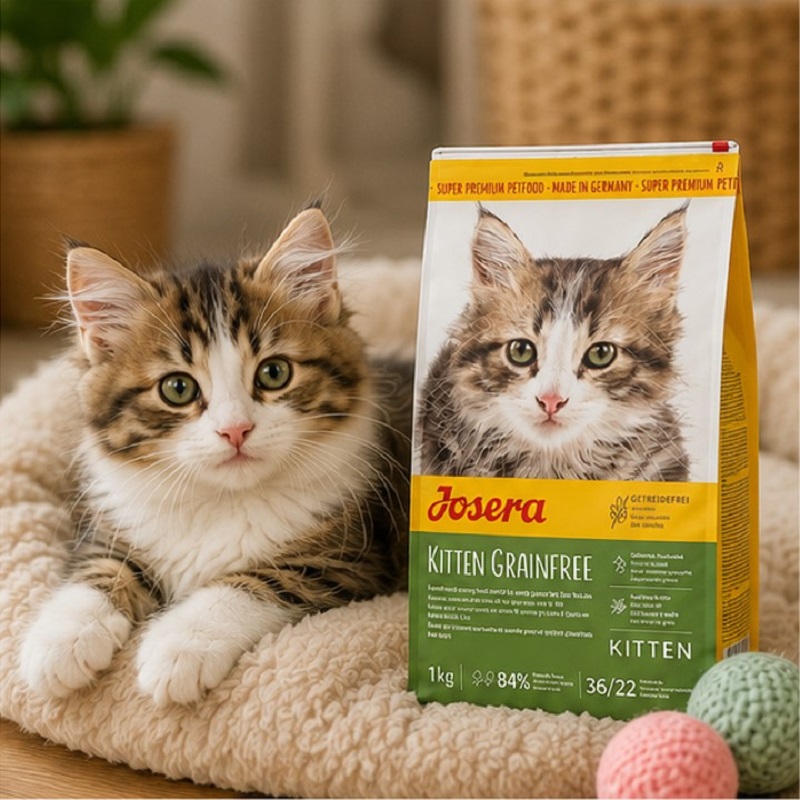 غذای خشک گربه کیتن گرین فری (بدون غلات) جوسرا 5 کیلوگرم Josera Kitten Grain Free