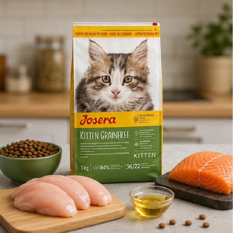 غذای خشک گربه کیتن گرین فری (بدون غلات) جوسرا 5 کیلوگرم Josera Kitten Grain Free