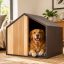 خانه چوبی گربه و سگ مدرن مدل 1136 Pet House