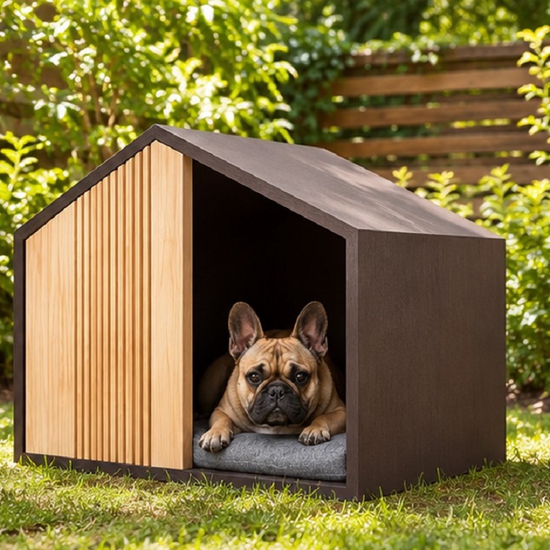 خانه چوبی گربه و سگ مدرن مدل 1136 Pet House