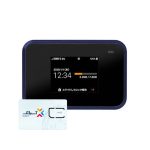 مودم 4.5G قابل حمل و پاور بانک یوکیو شارپ مدل Speed Wifi Next W07 به همراه سیم کارت آسیاتک 30 گیگ سه ماهه