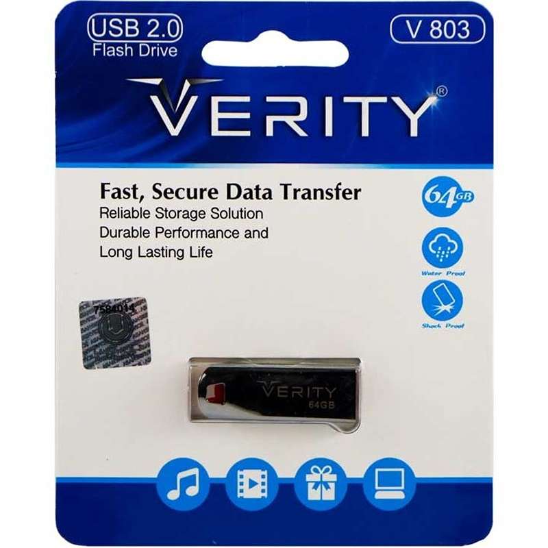 فلش مموری 64 گیگابایتی وریتی مدل Verity v803
