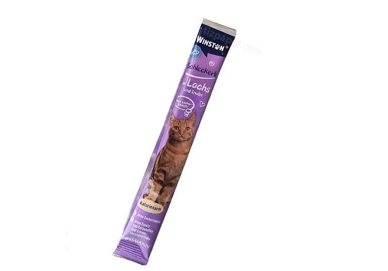 بستنی گربه وینستون طعم مرغ و ماهی وزن 30 گرم بسته 2 عددی Winston Cat Ice Cream