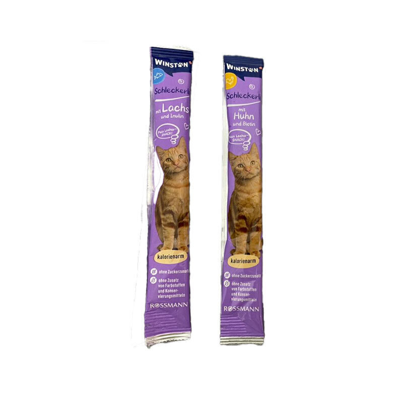 بستنی گربه وینستون طعم مرغ و ماهی وزن 120 گرم بسته 8 عددی Winston Cat Ice Cream