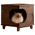 خانه چوبی گربه و سگ مدرن مدل 1146 Pet House
